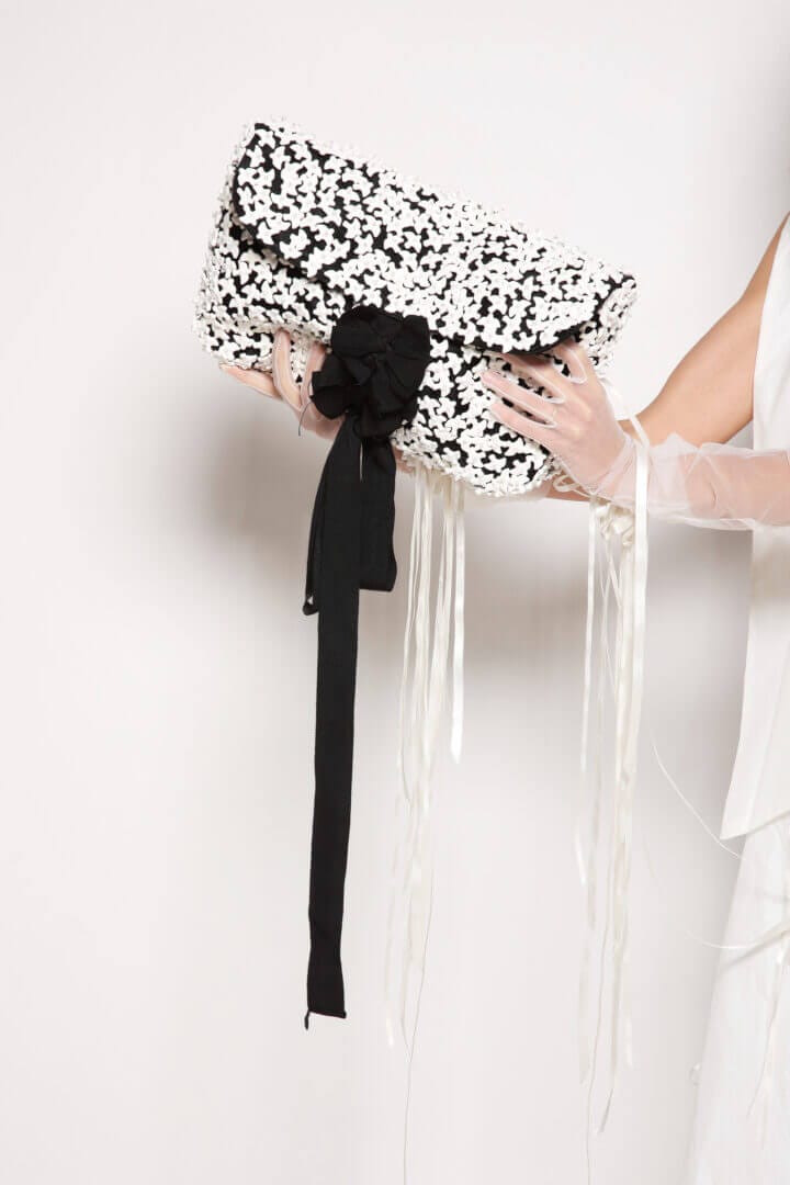 Ceramic Beaded Bird Bag Clutch - Image 3