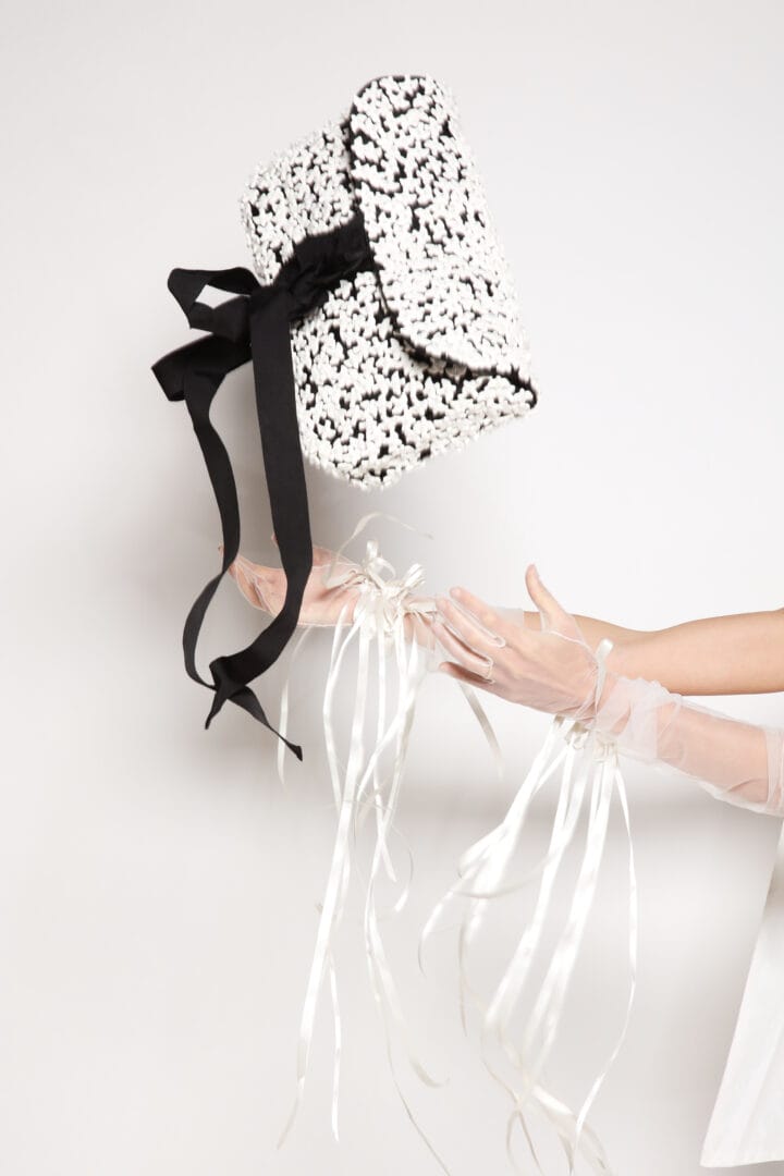 Ceramic Beaded Bird Bag Clutch - Image 4