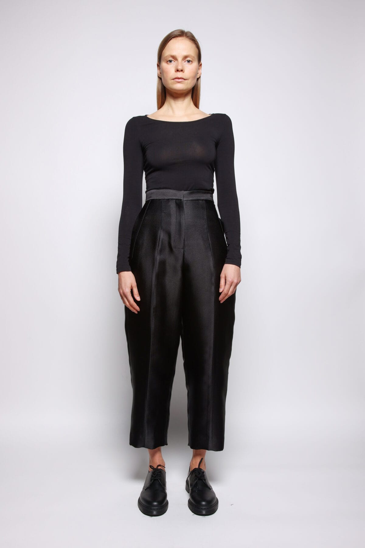 Satin Straight Leg Pant