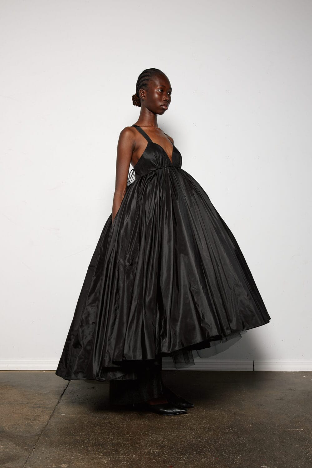 Corrin Pleated Parachute Dress w/ Trimmings - Image 2