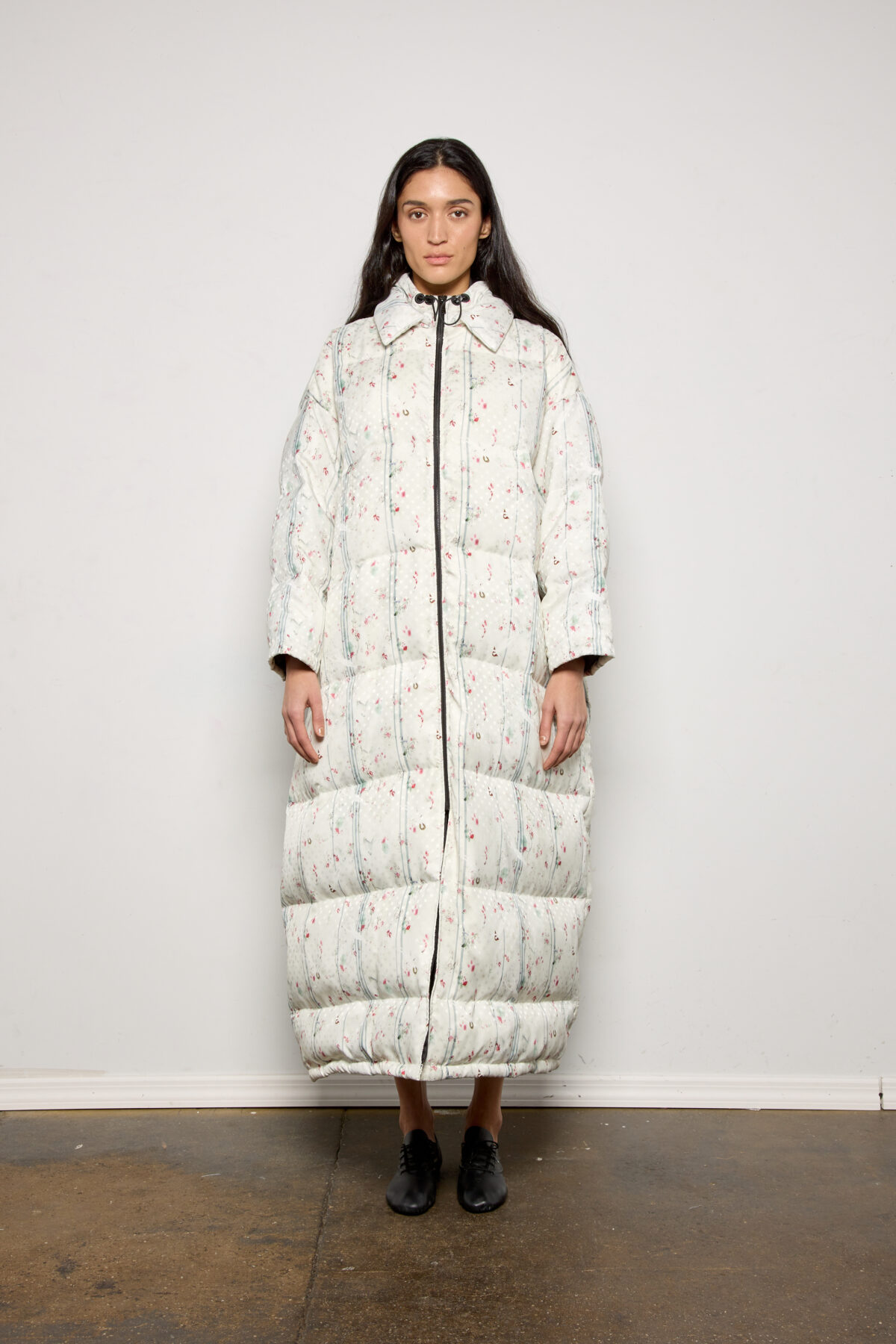 Print Oversize Down Puffer