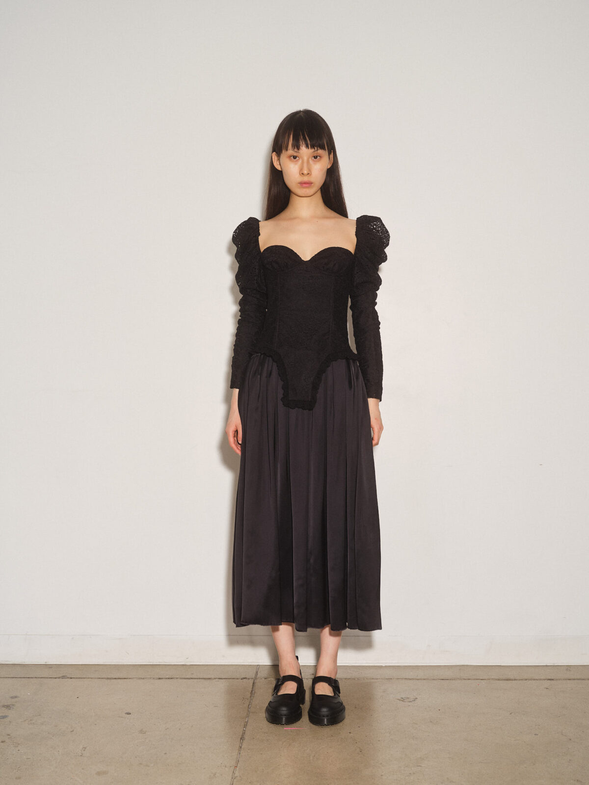 Carnation Lace Corset Blouse