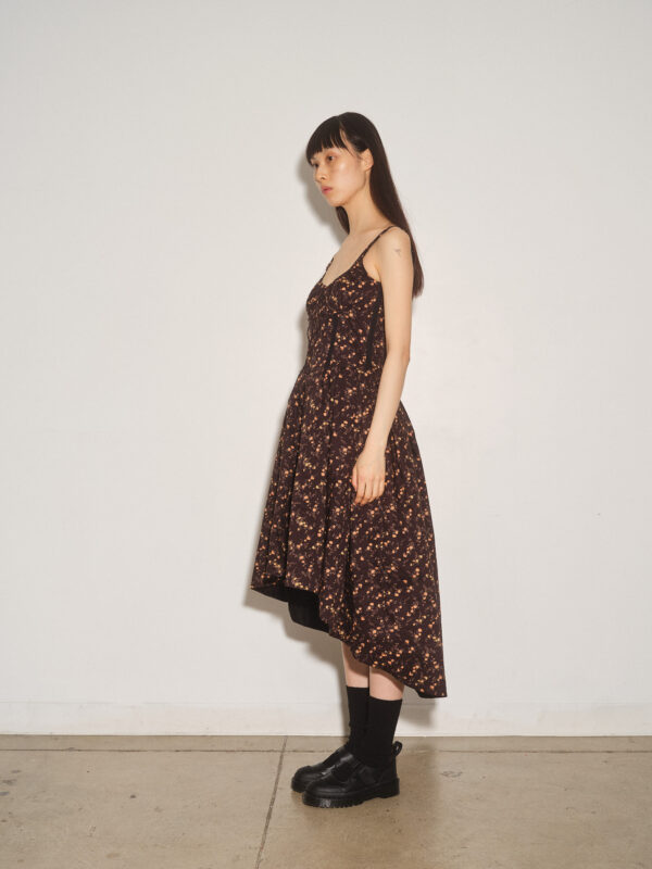 Liberty Print Volume Skirt Dress - Image 2