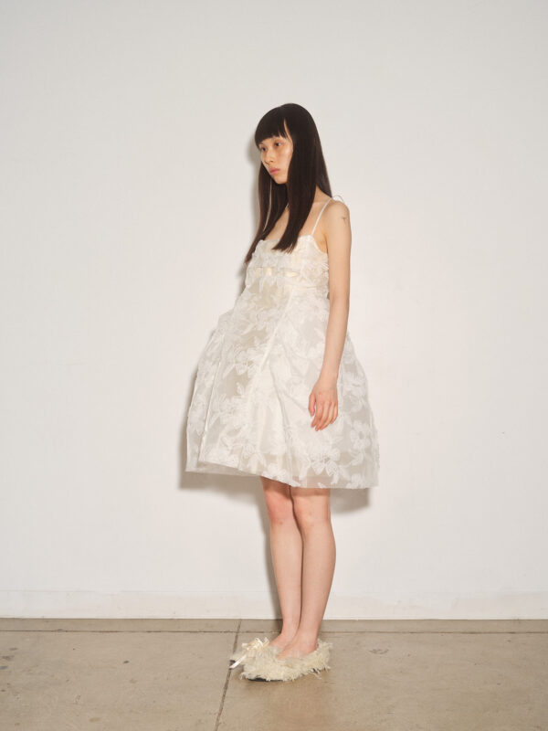 Crinoline Pleated Pannier Dress - Image 2