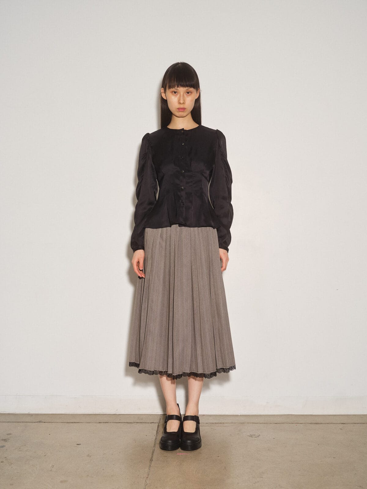 Liquid Armour Pleat Blouse