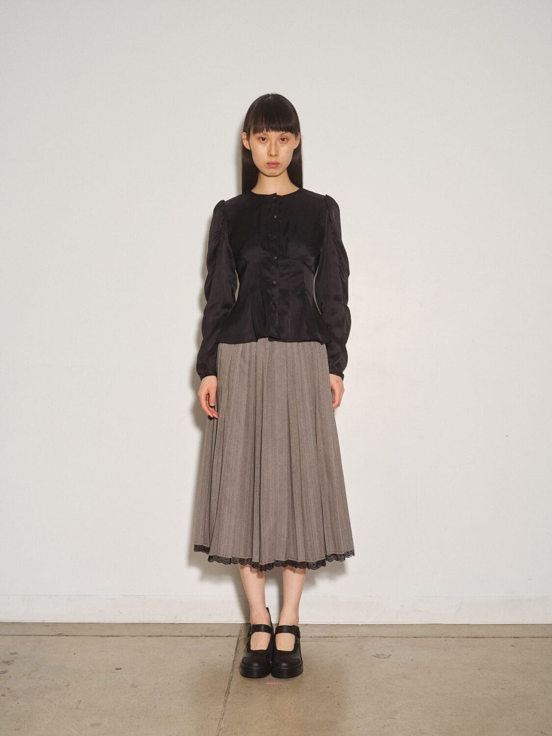 Liquid Armour Pleat Blouse