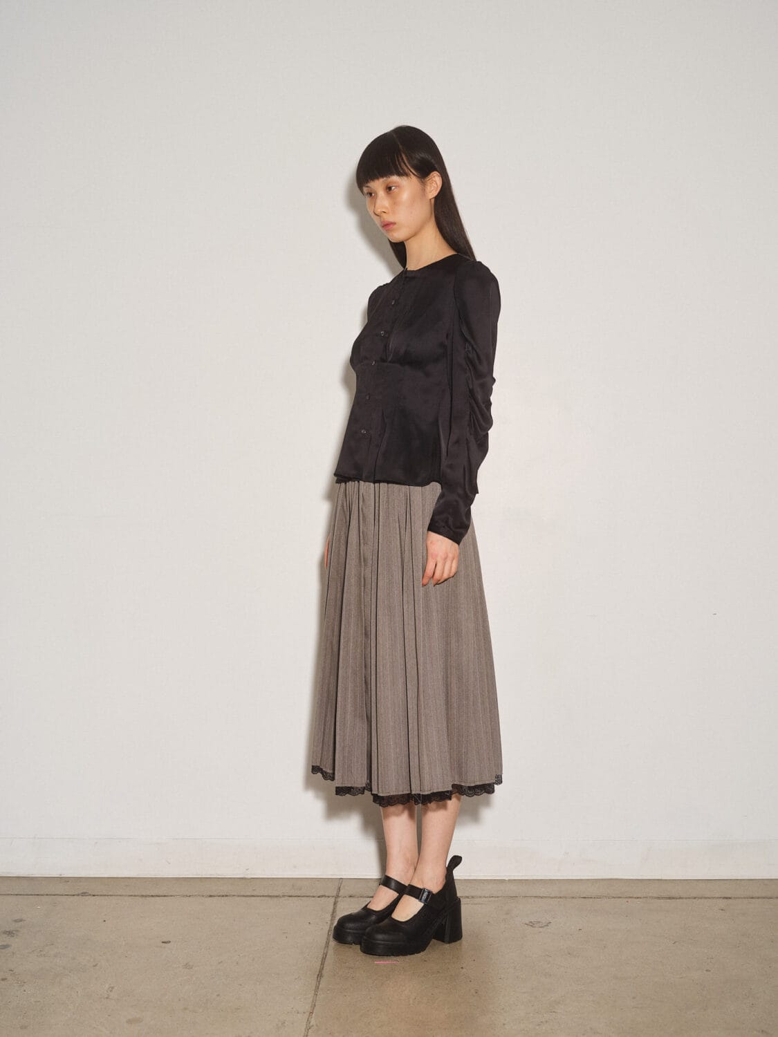 Liquid Armour Pleat Blouse - Image 2