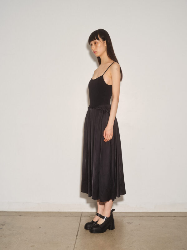 Liquid Basted Pleat Skirt - Image 2
