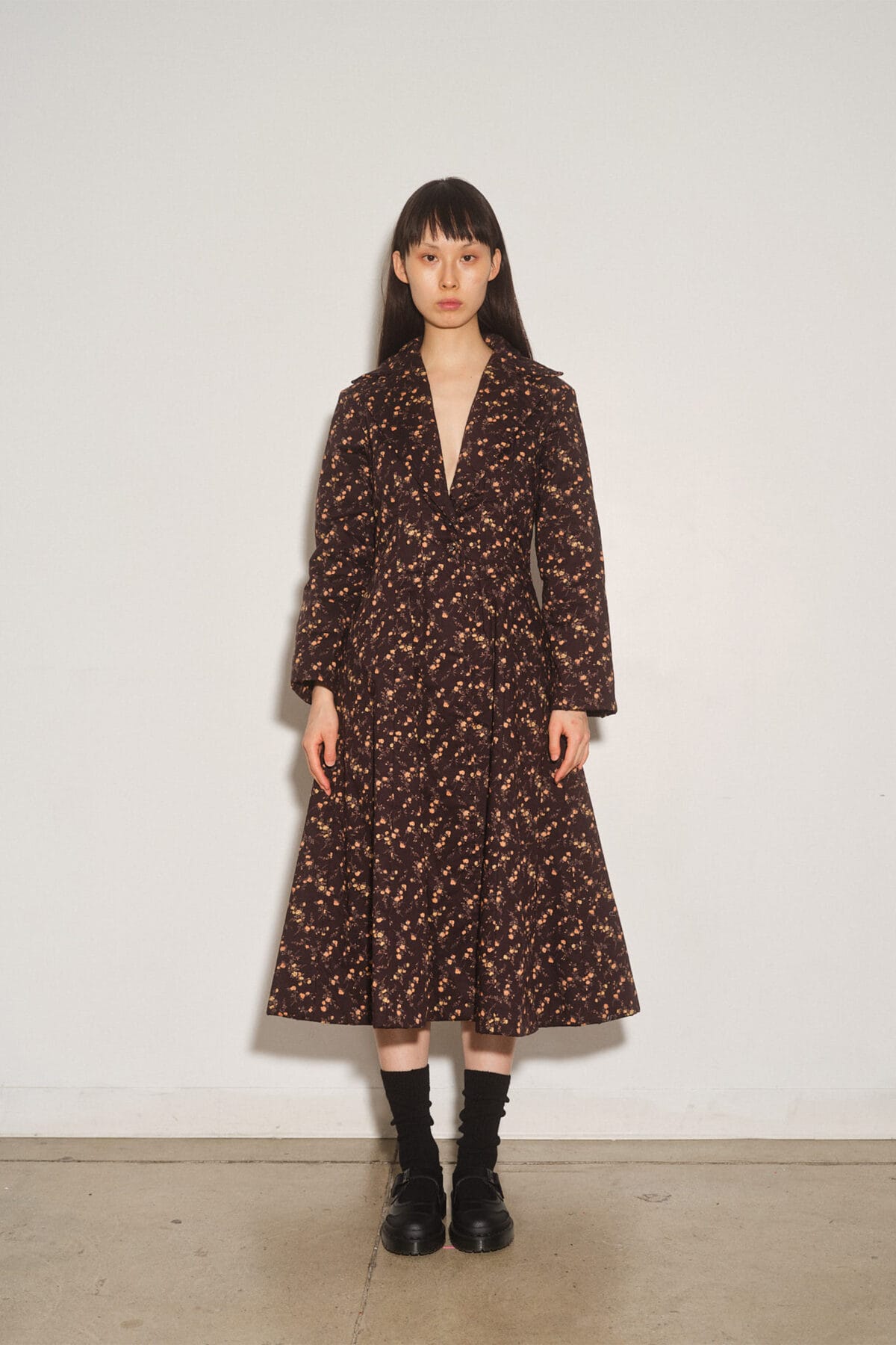 Tailored Liberty Print Quilted Coat