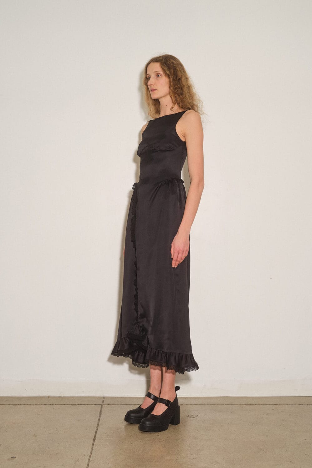 Liquid Ruffle Cinch Dress - Image 2