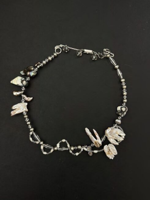 Pearl Ribbon Necklace